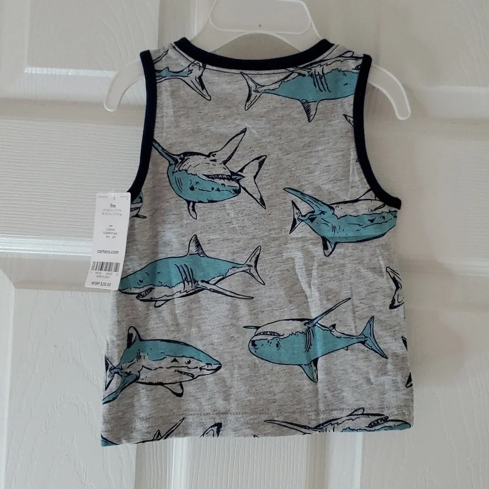 New Shark Shirt Size 9 Months